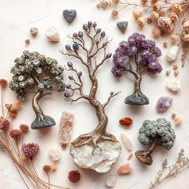 Crystal Prosperity Trees & Tree of Life Collection