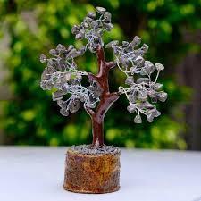 Rose Quartz Crystal Bonsai Tree – Feng Shui Gem Tree for Love, Luck & Positive Energy