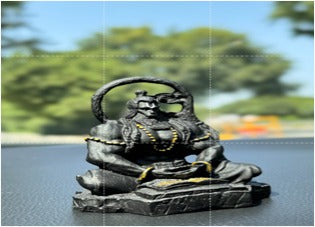 Hanuman Ji Murti in Dhyan Mudra – Lord Bajrangbali Idol for Car Dashboard & Home Decor