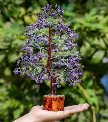 Amethyst Crystal Tree – Handcrafted in India | Healing Gemstone Tree for Home, Office & Spiritual Decor