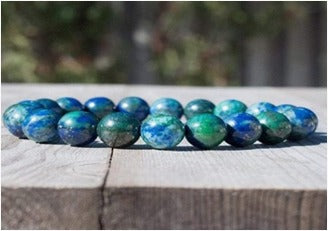 Azurite Tumble Bracelet – Natural Third Eye Chakra Crystal