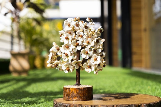 Gomti Chakra Rudraksha Crystal Tree – Natural Energy Tree for Positivity, Luck & Protection | Namami Store