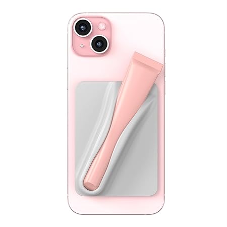 Silicone Lip Balm Holder for Phone – Stick-On Lip Gloss Case for iPhone & Android | Lipstick Glaze Grip Attachment | Stylish & Convenient