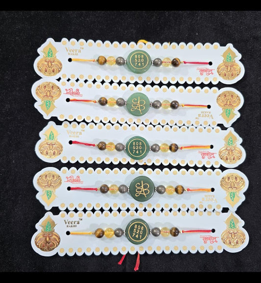 Money Coin Rakhi – Angel Number Zibu Coin for Wealth, Fame & Growth