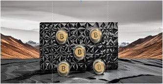 Original Pyrite Crypto Coin – Natural Money Magnet for Wealth, Success & Protection | Bitcoin Inspired
