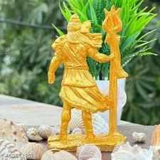 Standing Shiv Ji Idol for Car Dashboard – Resin Decorative Murti for Positive Energy & Gifting