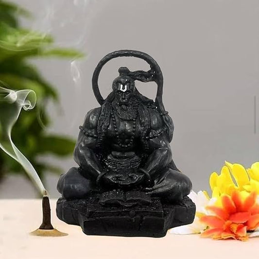 Hanuman Ji Murti in Dhyan Mudra – Lord Bajrangbali Idol for Car Dashboard & Home Decor
