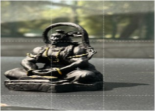 Hanuman Ji Murti in Dhyan Mudra – Lord Bajrangbali Idol for Car Dashboard & Home Decor