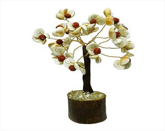 Gomti Chakra Rudraksha Crystal Tree – Natural Energy Tree for Positivity, Luck & Protection | Namami Store