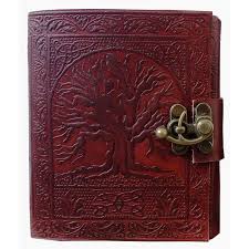 Tree of Life Leather Diary – Handmade Vintage Journal with Cotton Paper | Travel Notebook