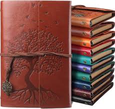 Tree of Life Leather Diary – Handmade Vintage Journal with Cotton Paper | Travel Notebook