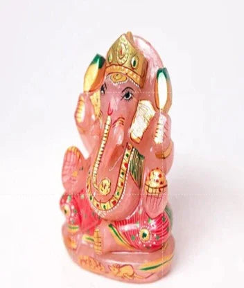 Handcrafted Rose Quartz Ganesha Idol for Home, Vastu, and Gifting – Symbol of Love, Wealth & Wisdom | Namami Store